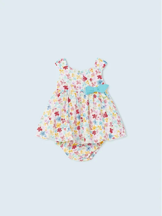 Abitino smanicato con culotte 100% cotone