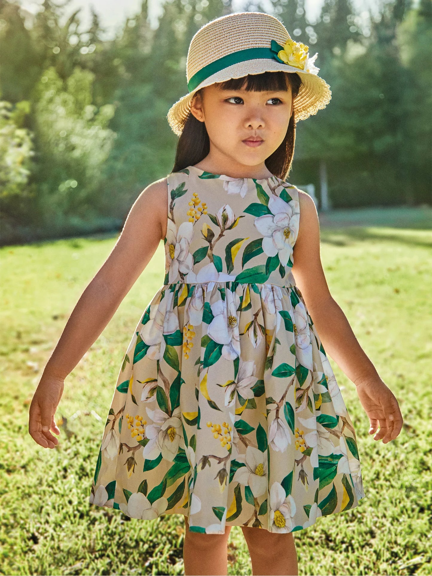 Abito fiori bambina