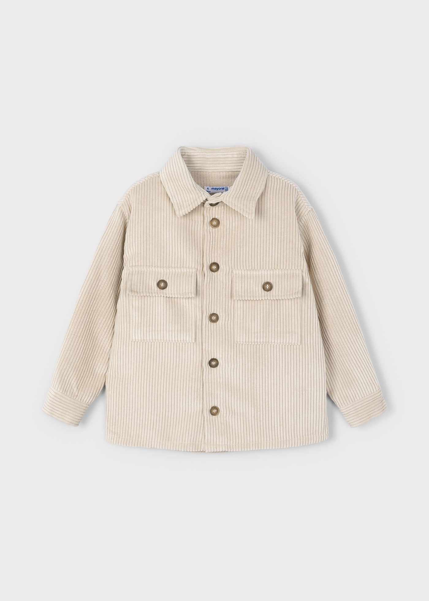 Overshirt velluto bambino