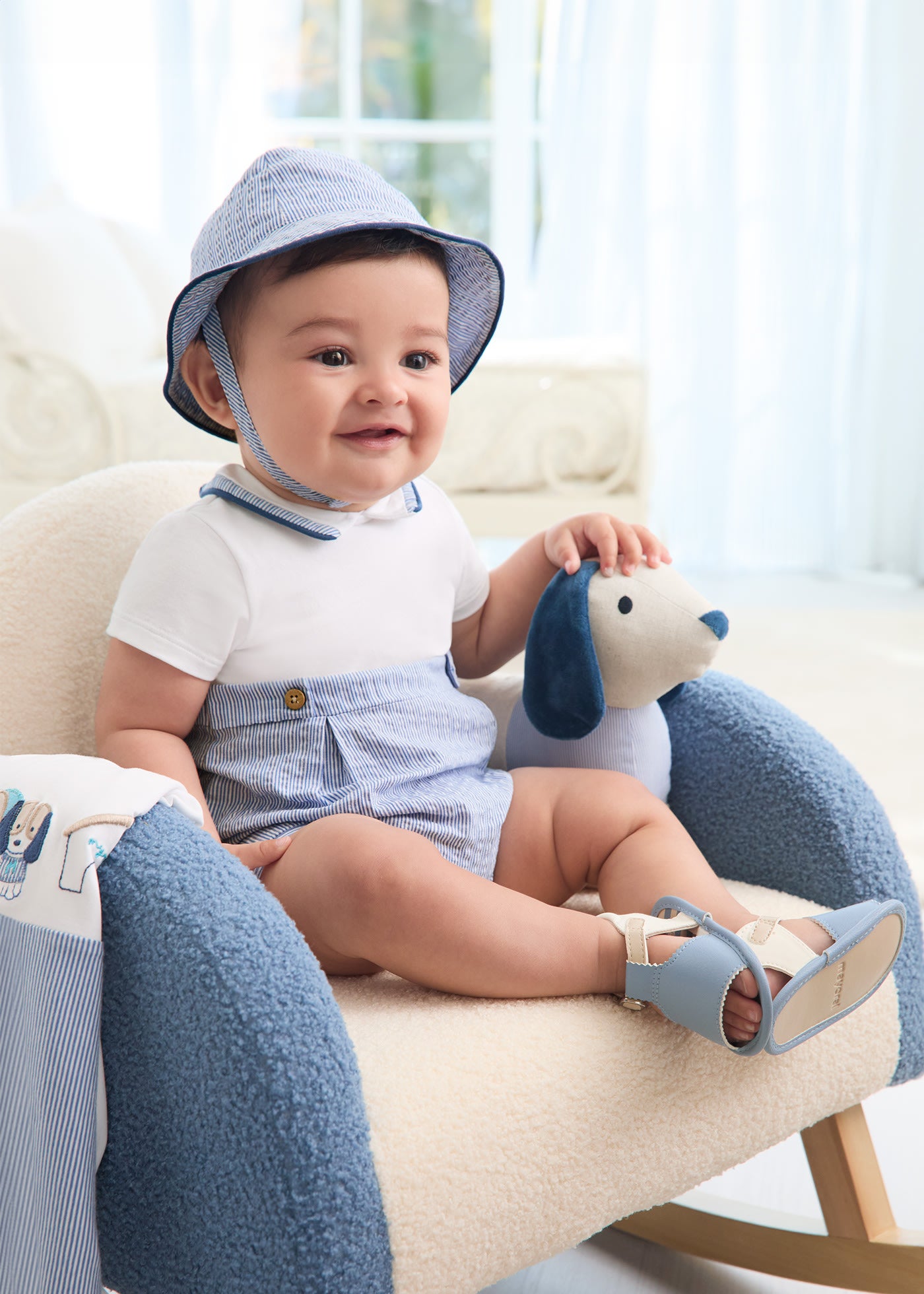 Pagliaccetto con cappello Better Cotton neonato