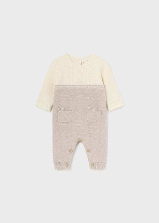 Pagliaccetto in maglia neonato