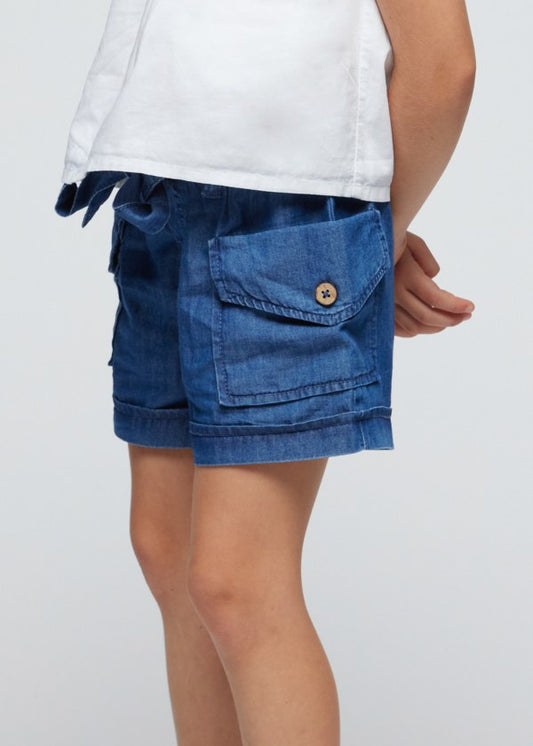 Pantaloncino con taschini bambina