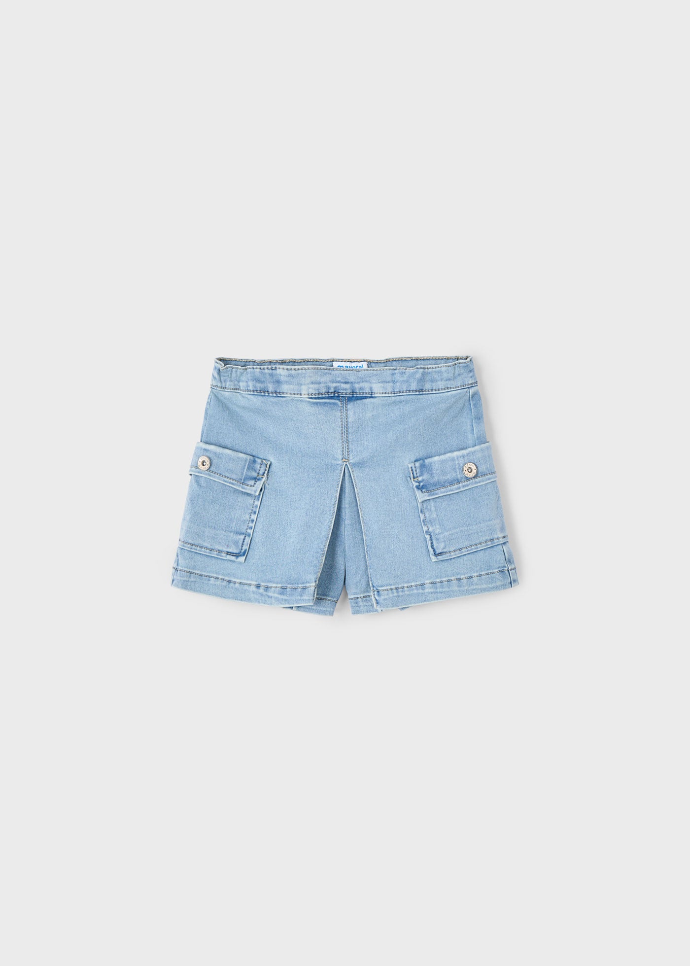 Pantaloncino jeans cargo bambina