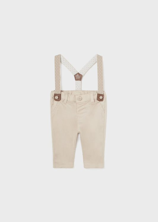 Pantalone lungo con bretelle Better Cotton bimbo