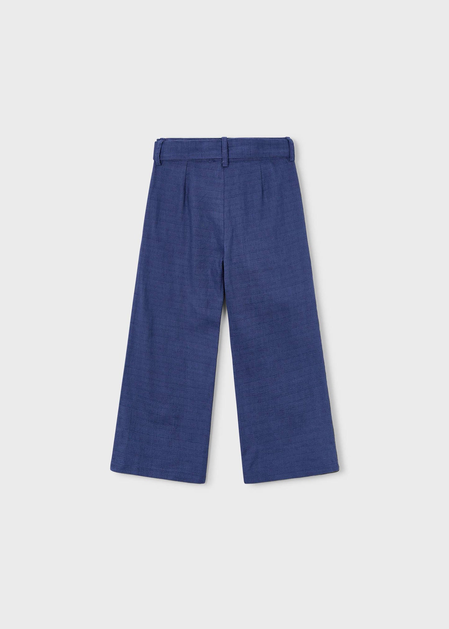 Pantalone ricamato lino bambina