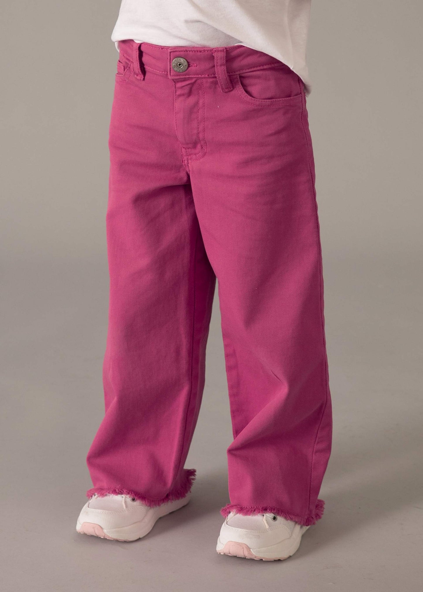 Pantalone twill wide leg bambina