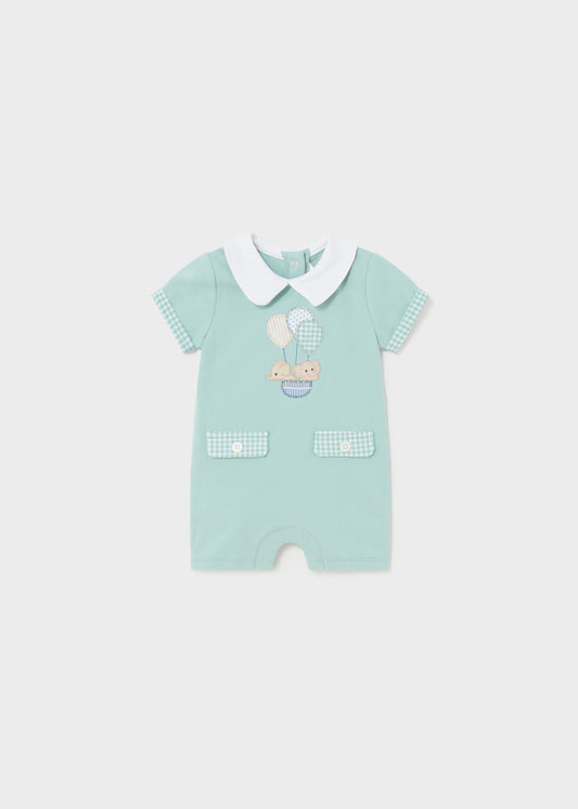 Pagliaccetto con colletto Better Cotton neonato