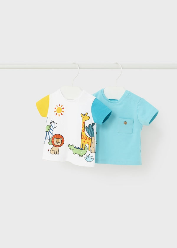 Set 2 magliette stampate Better Cotton neonato