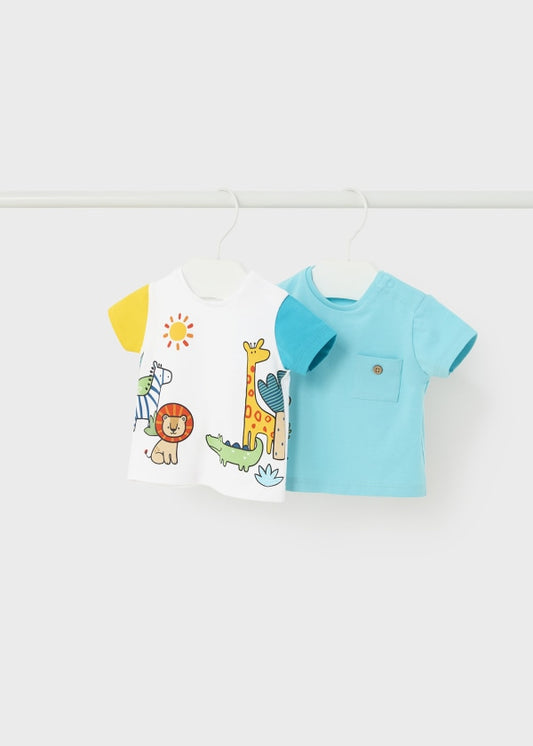 Set 2 magliette stampate Better Cotton neonato