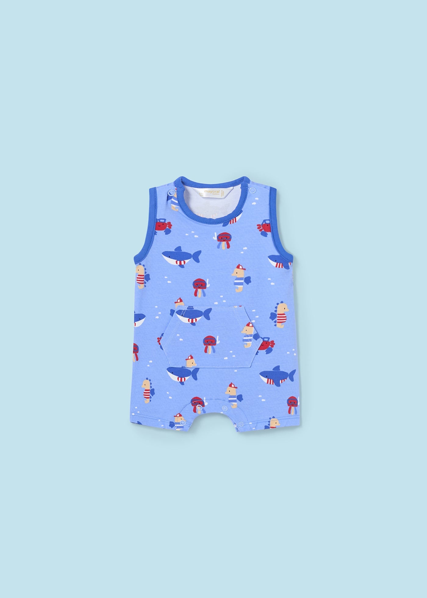 Set 2 pigiami senza maniche neonato