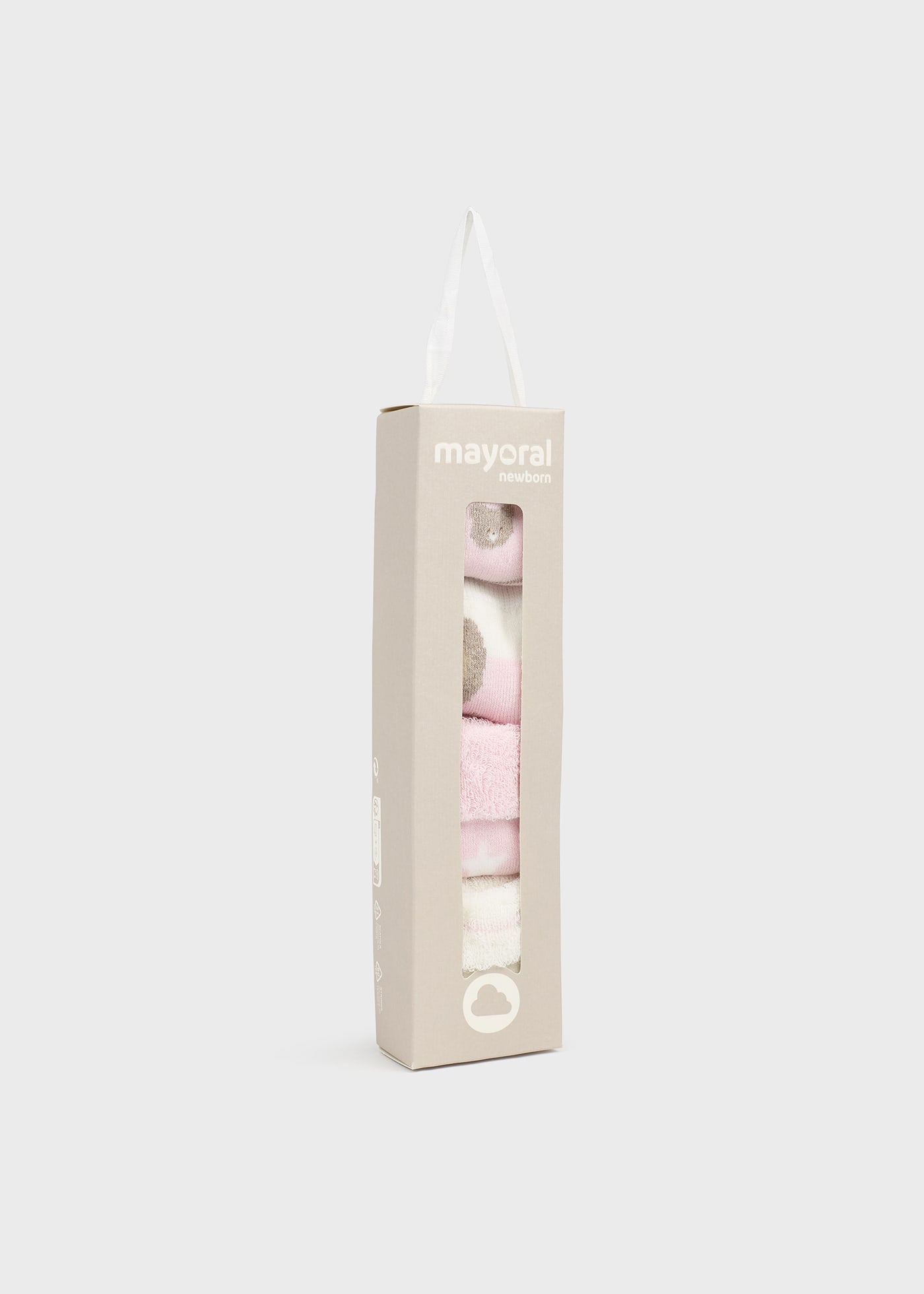 Set 4 calze cotone organico neonato