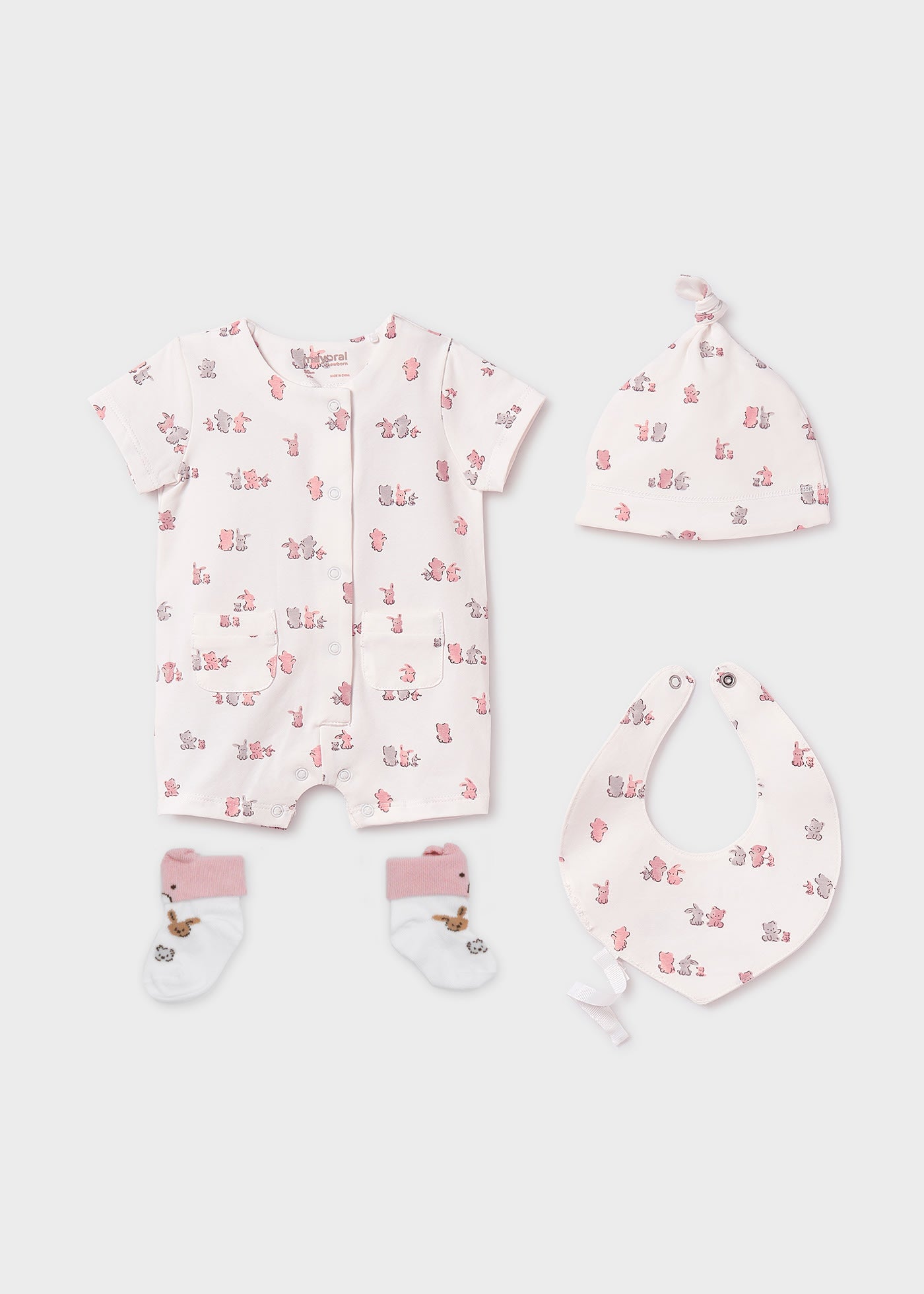 Set regalo 4 pezzi neonato