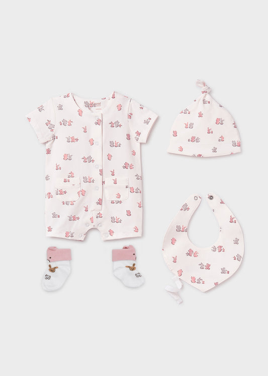 Set regalo 4 pezzi neonato