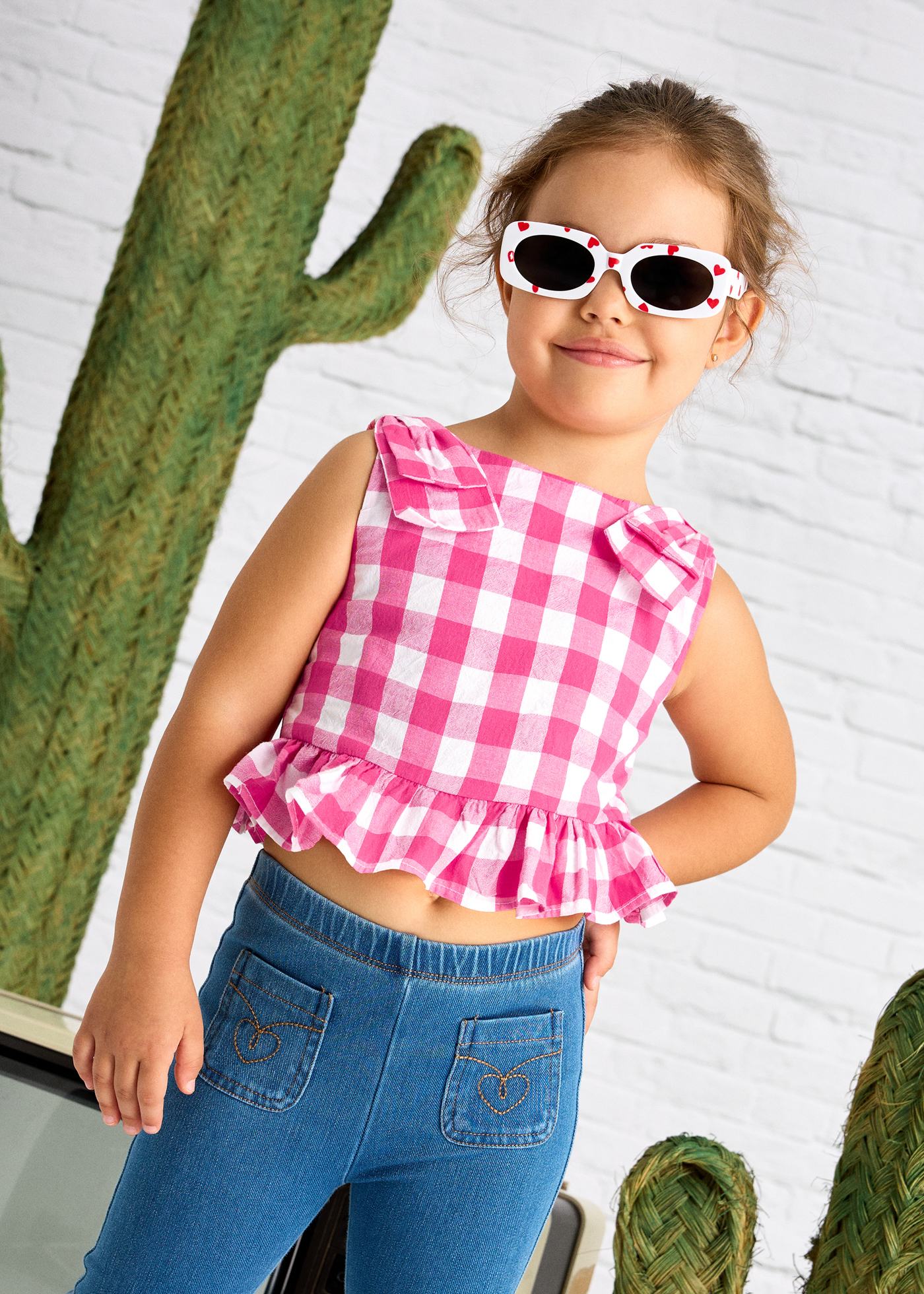 Top fiocco bambina