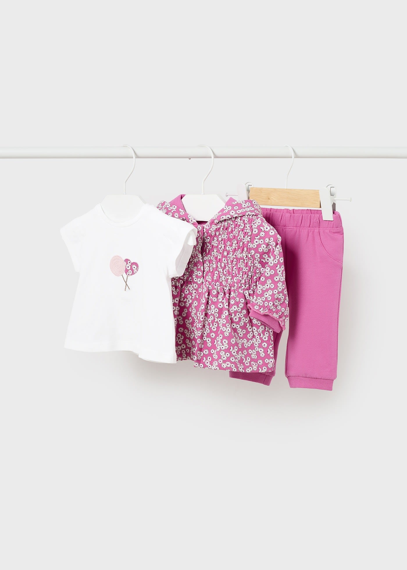 Tuta 3 pezzi Better Cotton neonata