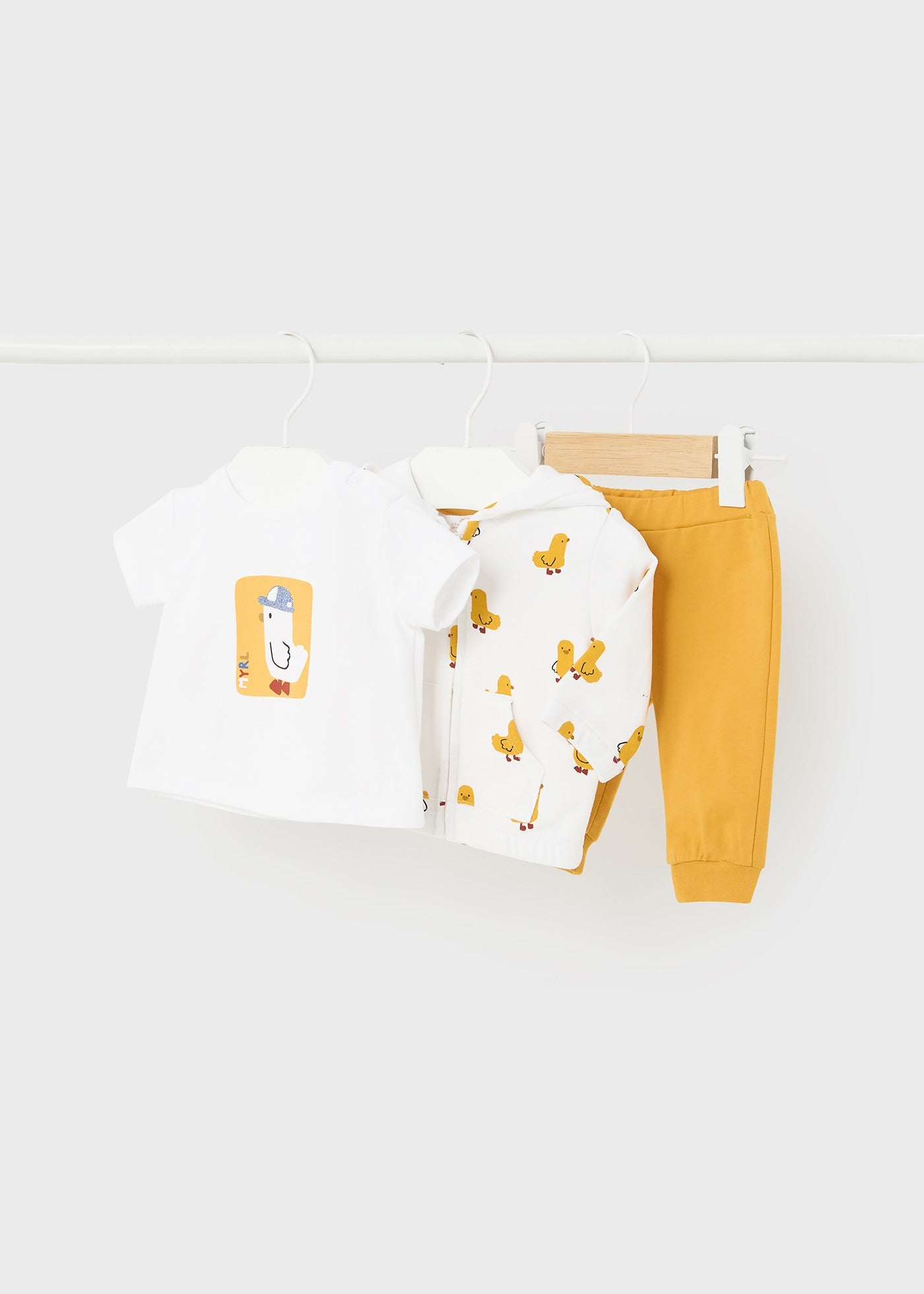 Tuta 3 pezzi Better Cotton neonato