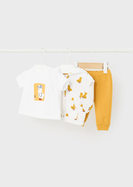 Tuta 3 pezzi Better Cotton neonato