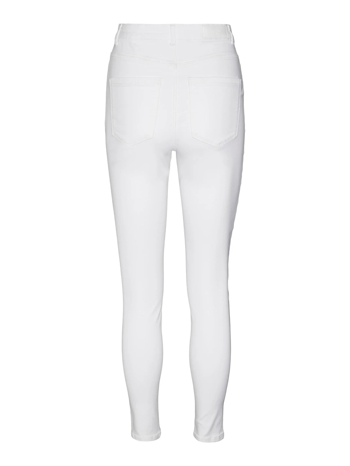 Jeans straight a vita alta