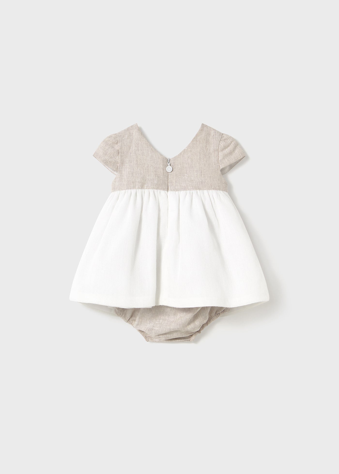Vestito con copri pannolino cerimonia neonata