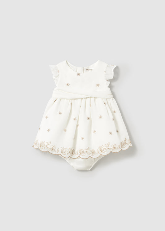 Vestito con copri pannolino cerimonia neonata