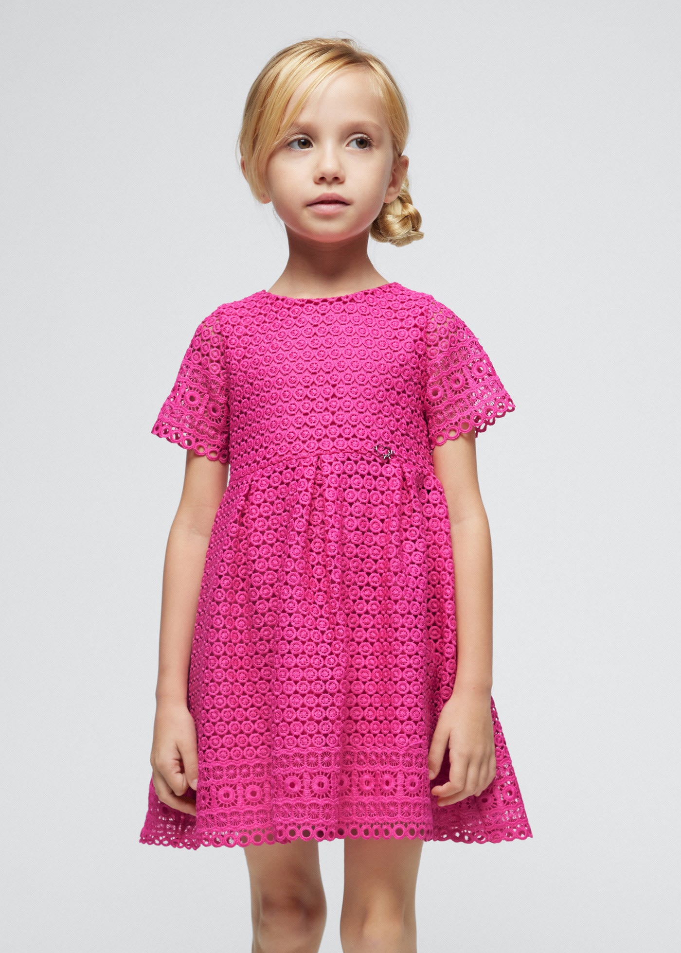 Vestito guipur bambina
