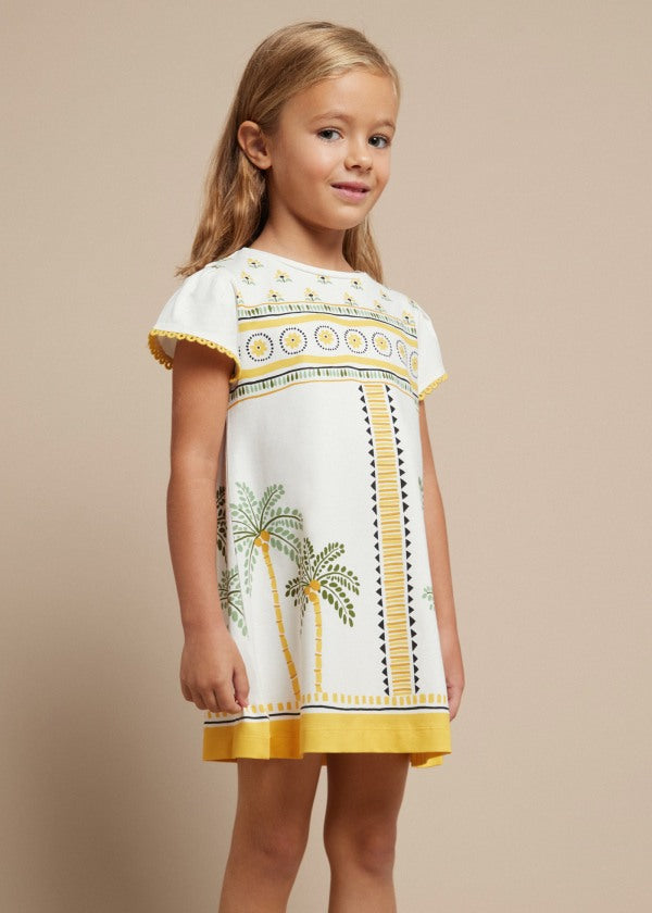 Vestito palme Better Cotton bambina