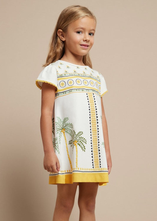Vestito palme Better Cotton bambina