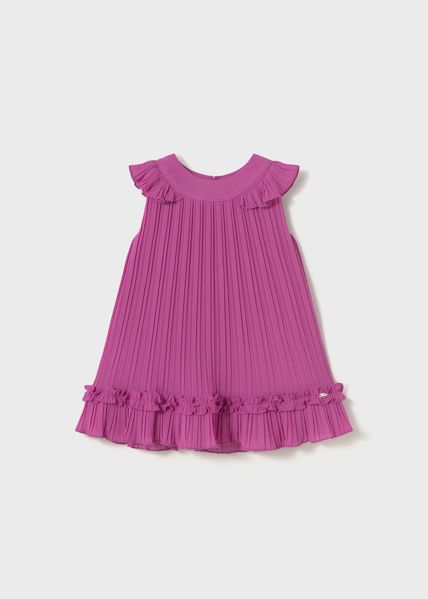 Vestito plissettato chiffon bimba