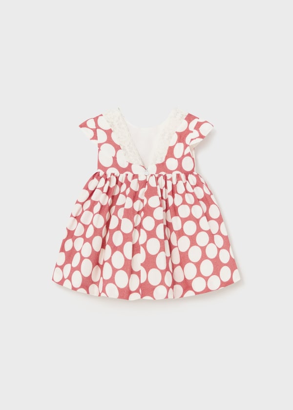 Vestito pois jacquard neonata