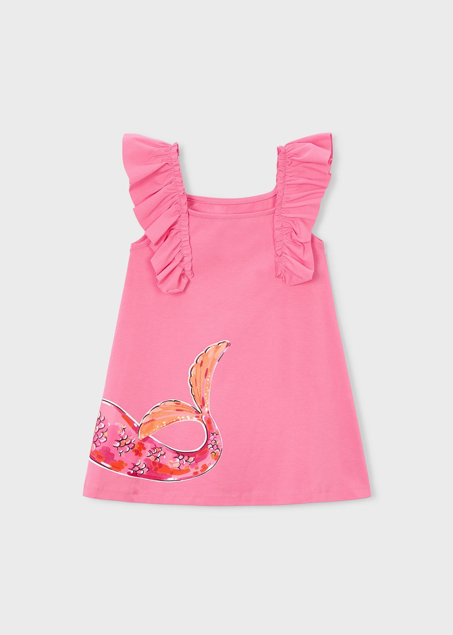 Vestito punto volant bambina