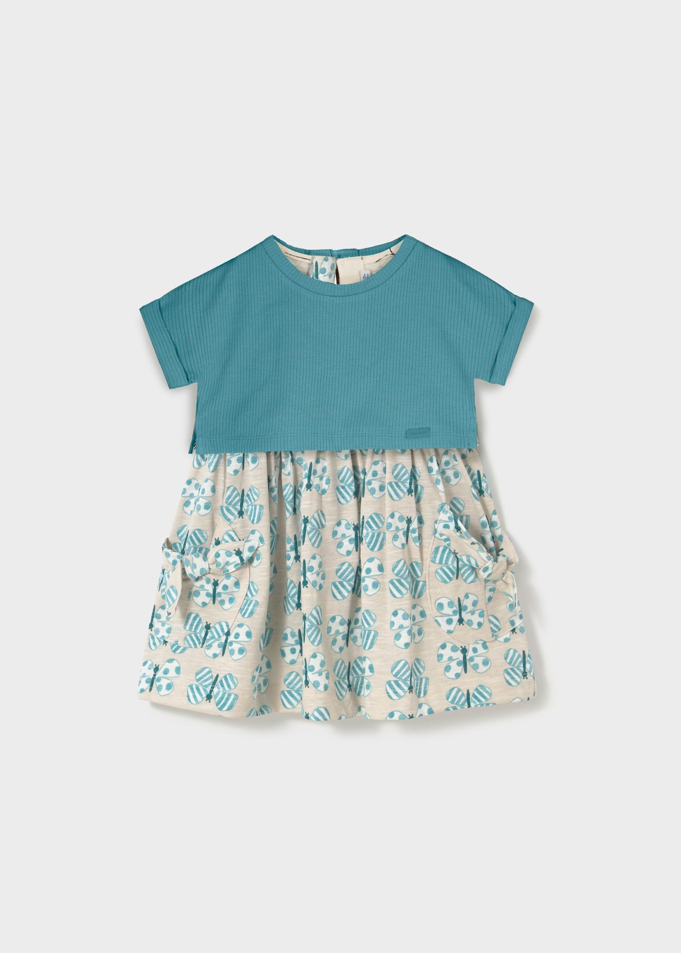 Vestito stampato con top bimba