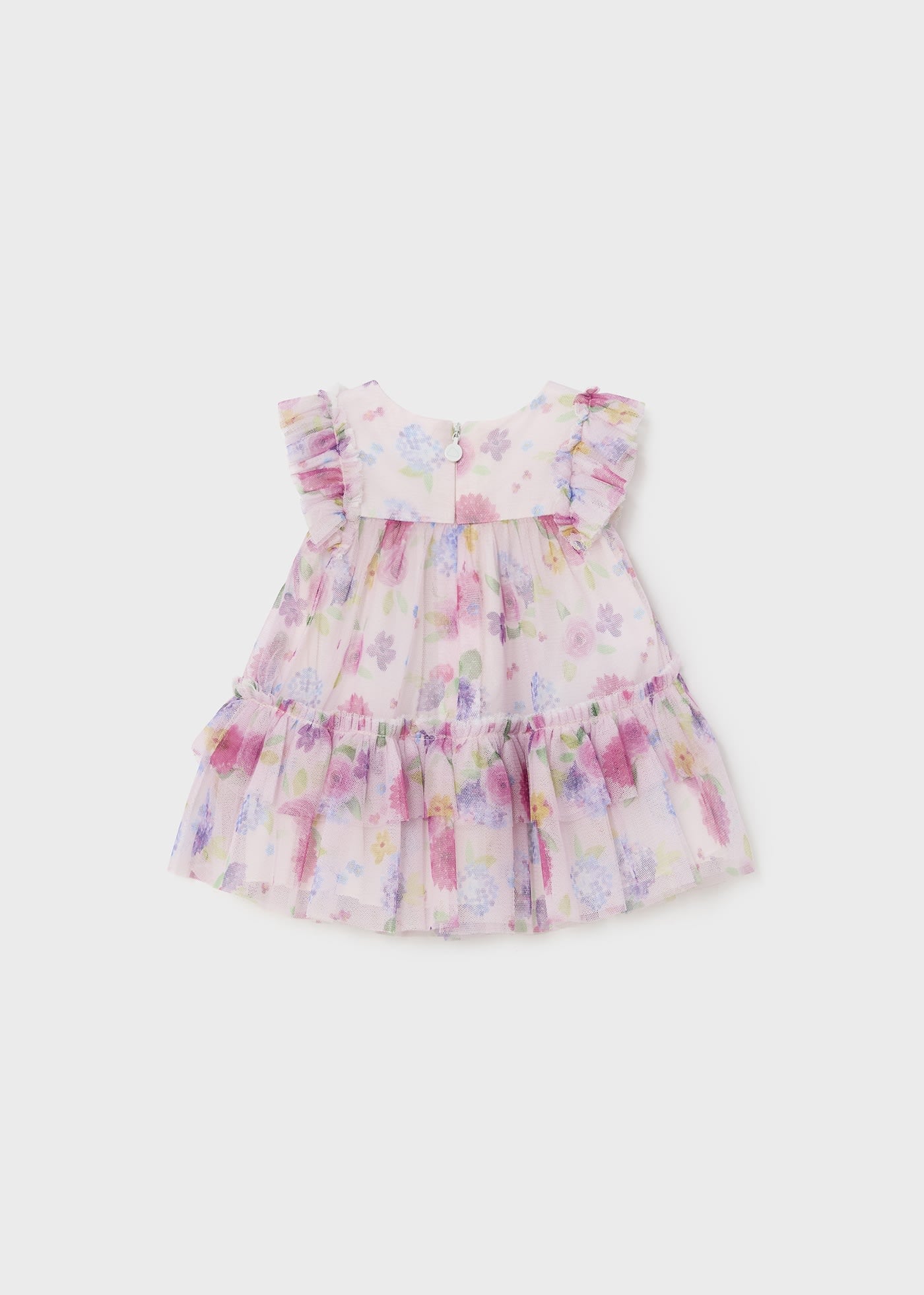 Vestito stampato tulle neonata